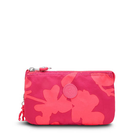 Kipling Creativity Large Printed Pouch Tassen Roze | BE 2096IL